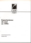 Exportaciones de miel en 1992