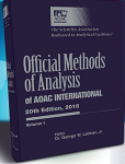 Official methods of analysis of AOAC International