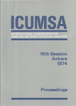 ICUMSA report of the proceedings of the sixteenth session held in Ankara 2nd - 7th June 1974