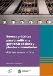 Buenas pr&aacute;cticas para planificar y gestionar cocinas y plantas comunitarias