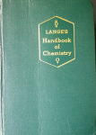 Handbook of chemistry