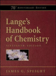 Lange's handbook of chemistry