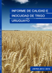 Informe de calidad e inocuidad de trigo uruguayo